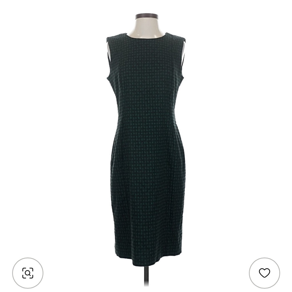 Calvin Klein Dark Green shift Dress
